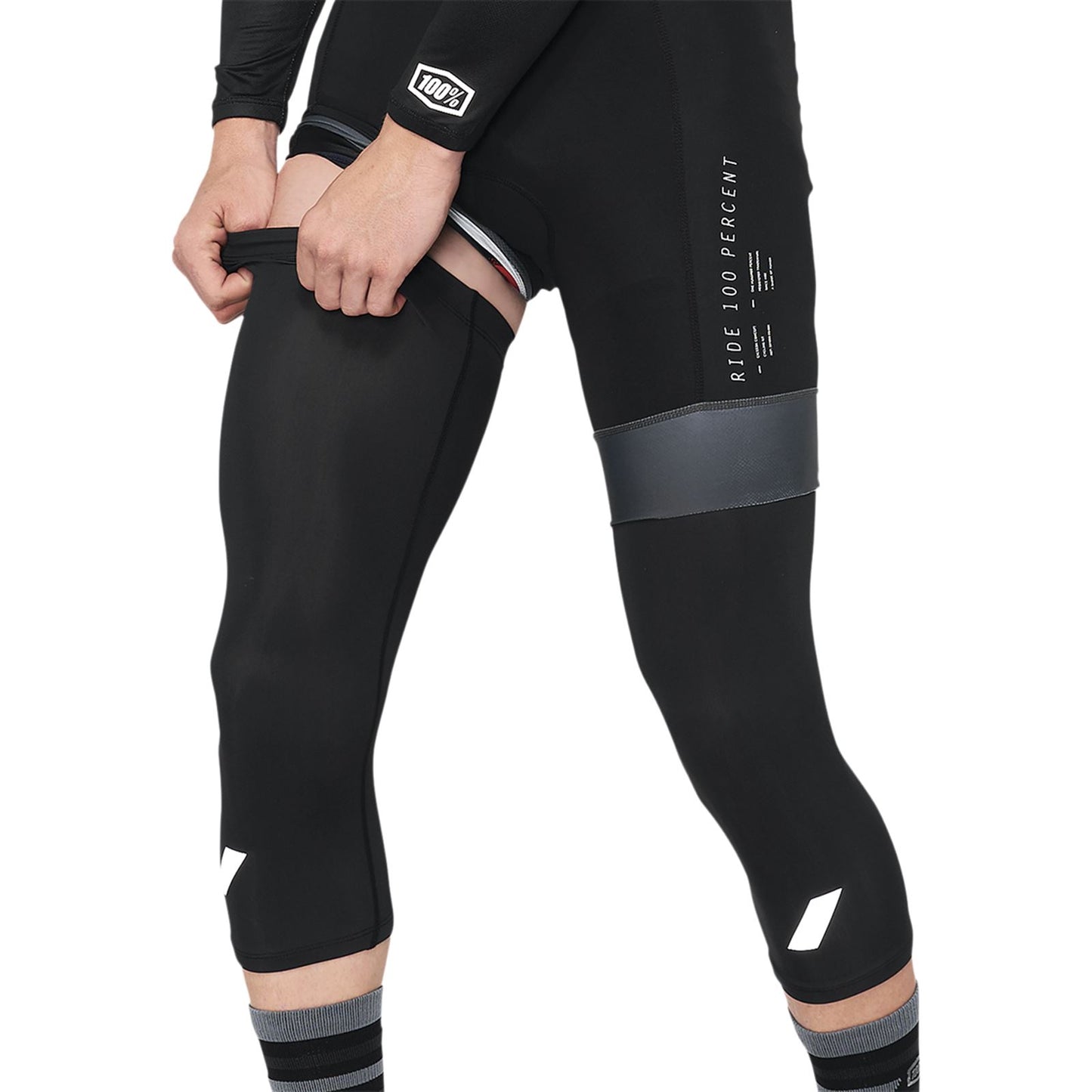 100% Exceeda Knee Sleeves - Black - XL 40056-00003_877700