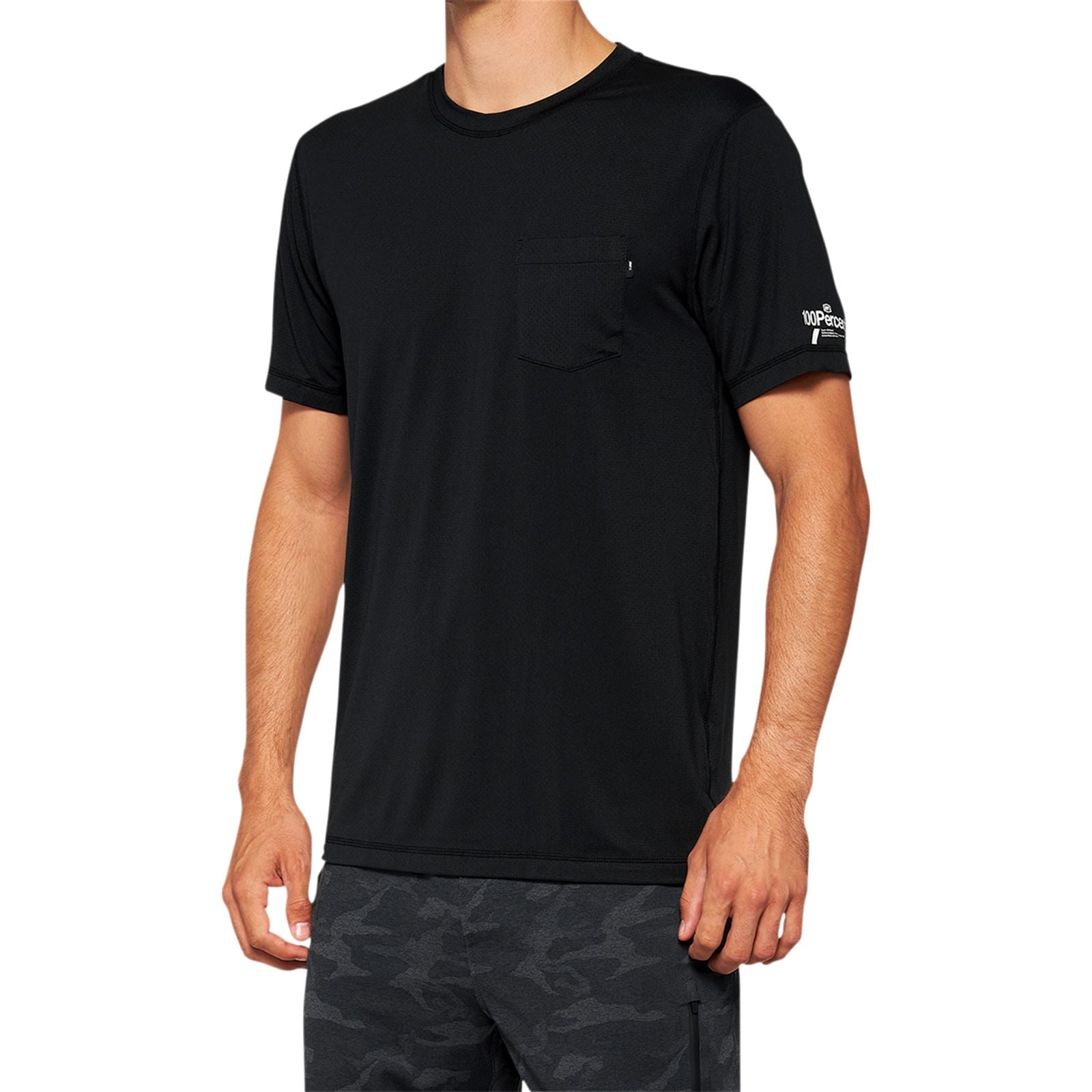 100% Mission Athletic T-Shirt - Black - Small 20014-00000_877830