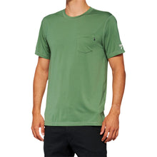100% Mission Athletic T-Shirt - Olive - Large 20014-00017_877810
