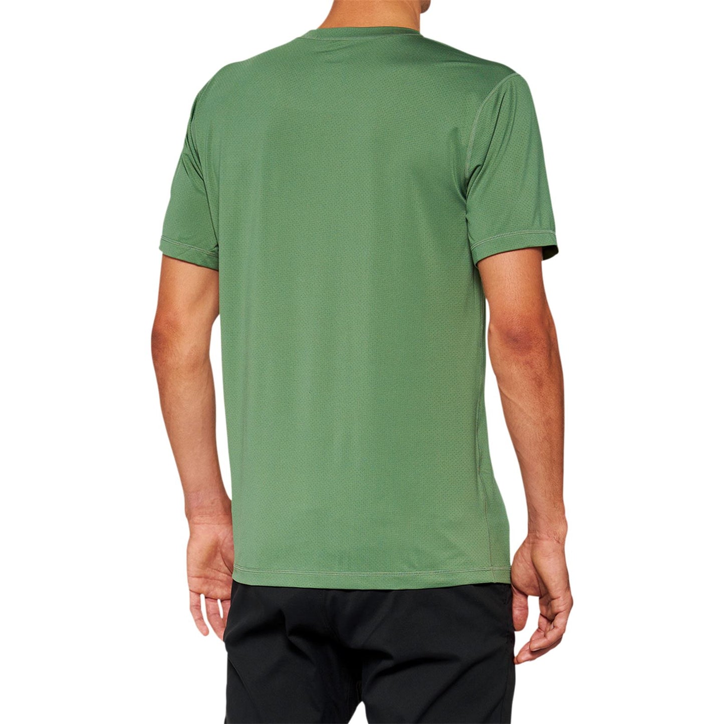 100% Mission Athletic T-Shirt - Olive - Large 20014-00017_877811