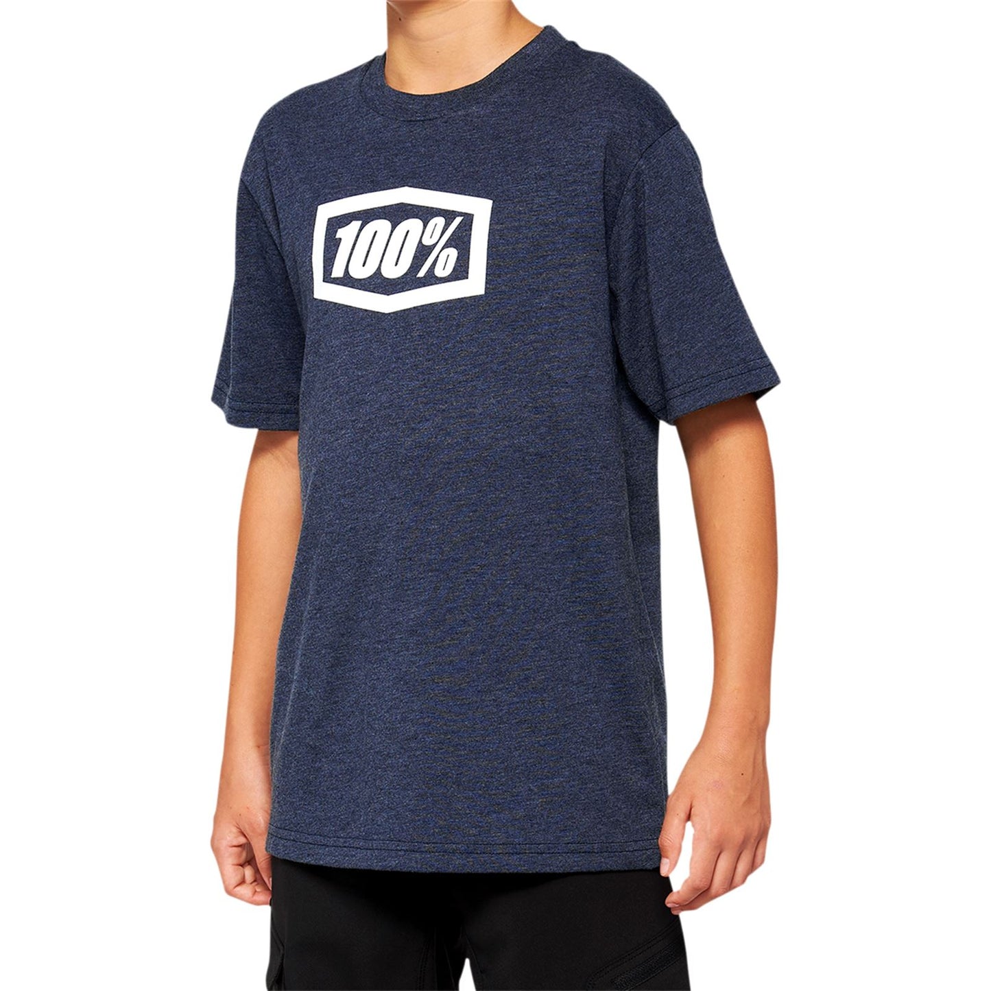 100% Youth Icon T-Shirt - Navy - Large 20001-00014_877883