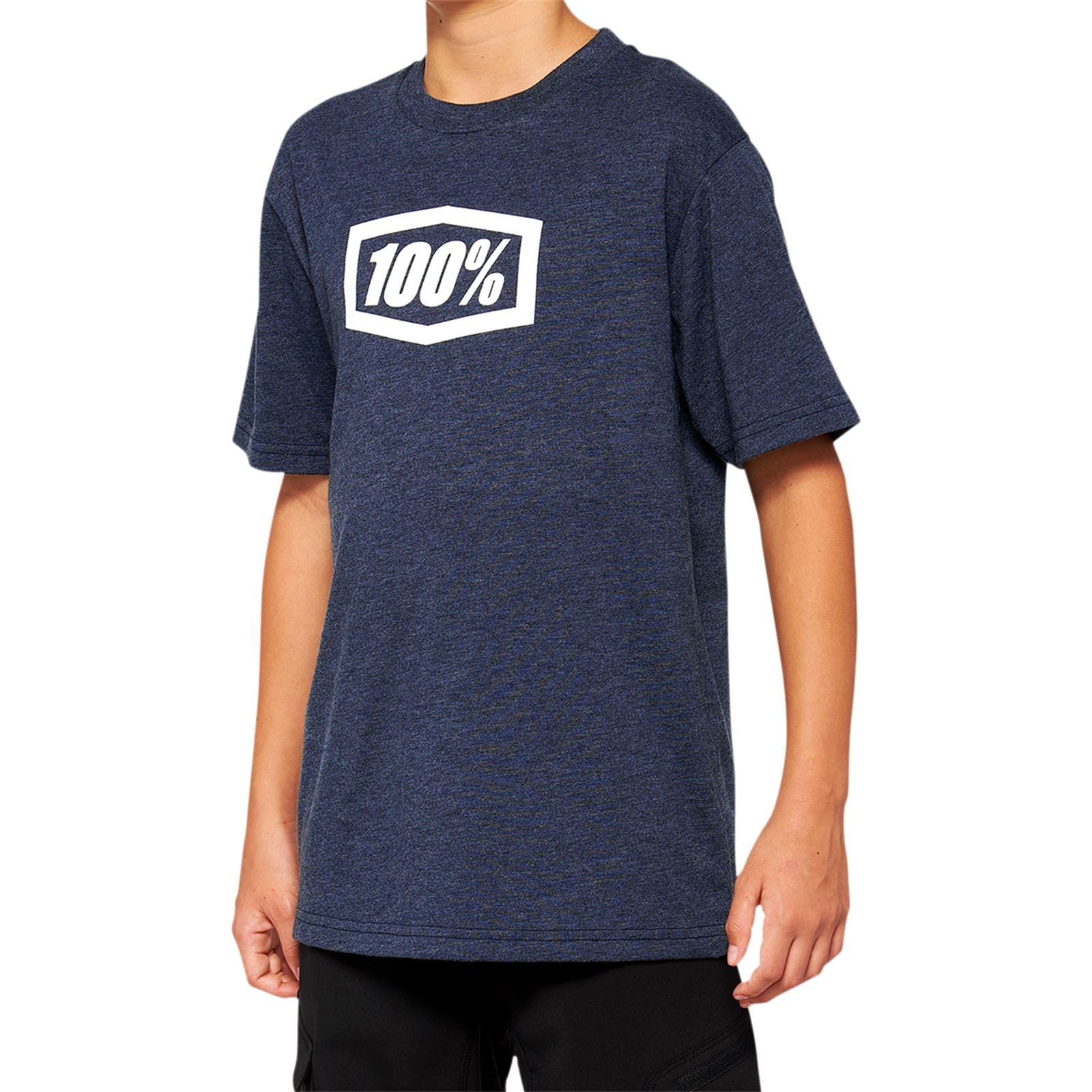 100% Youth Icon T-Shirt - Navy - Large 20001-00014_877883
