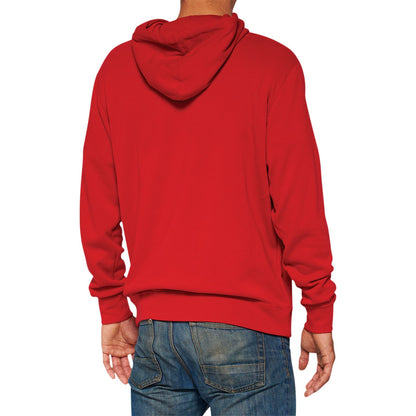 100% Icon Pullover Hoodie - Red - Small 20029-00010_877887