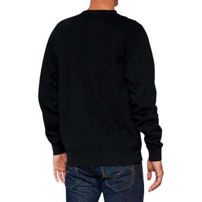 100% Icon Long-Sleeve Fleece Sweatshirt - Black - Small 20026-00000_877900