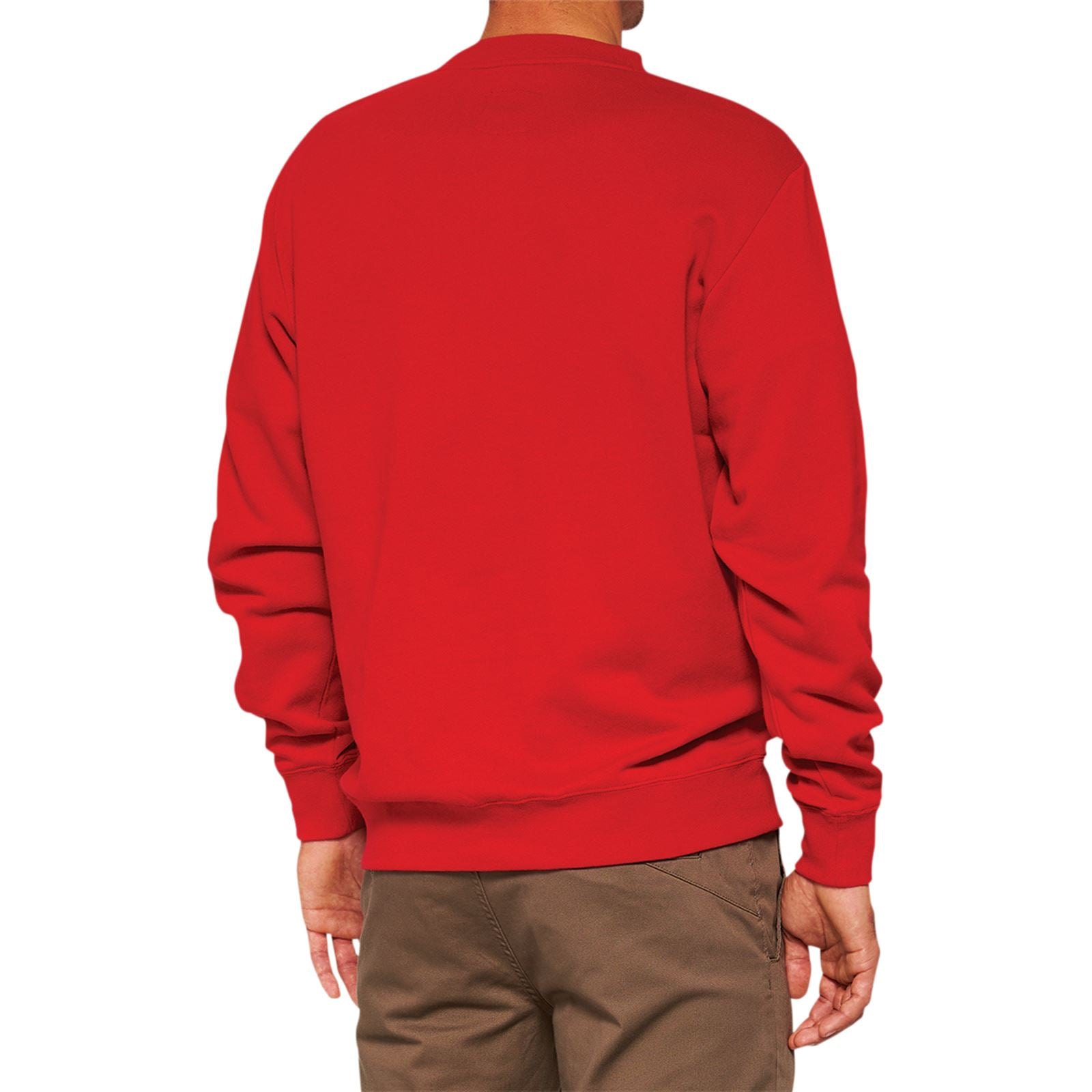 100% Icon Long-Sleeve Fleece Sweatshirt - Red - 2XL 20026-00014_877846