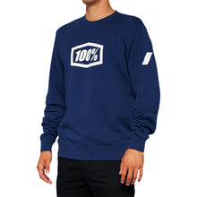 100% Icon Long-Sleeve Fleece Sweatshirt - Navy - Large 20026-00017_877974