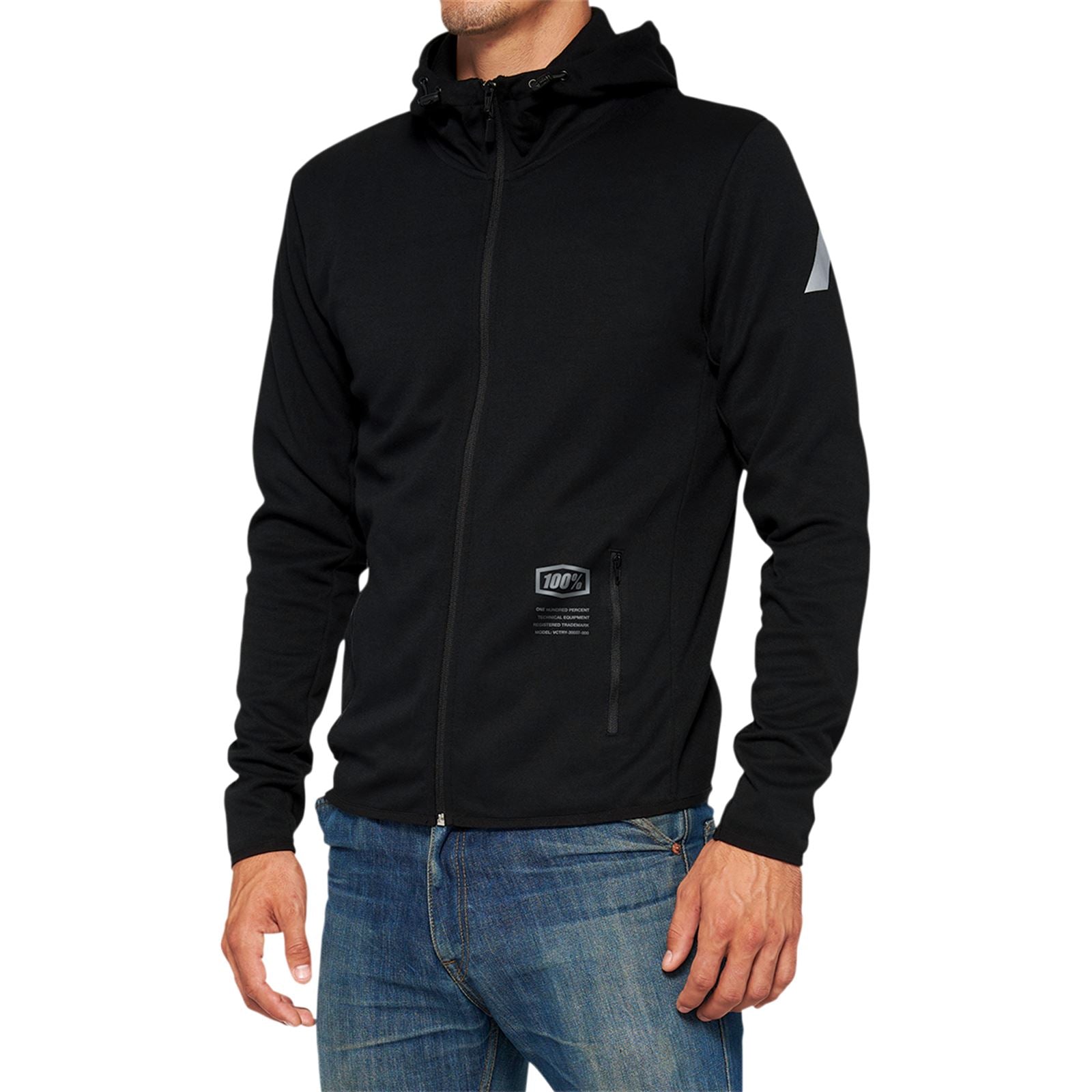 100% Viceroy Tech Zip Hoodie - Black - XL 20037-00003_877986