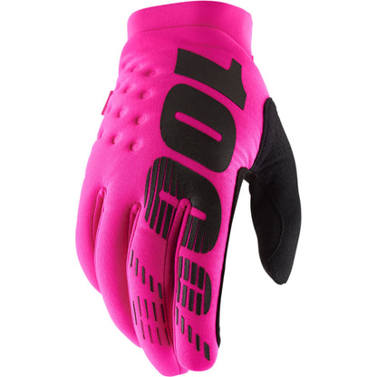 100% Brisker Gloves - Neon Pink - 2XL 10003-00029_1068579