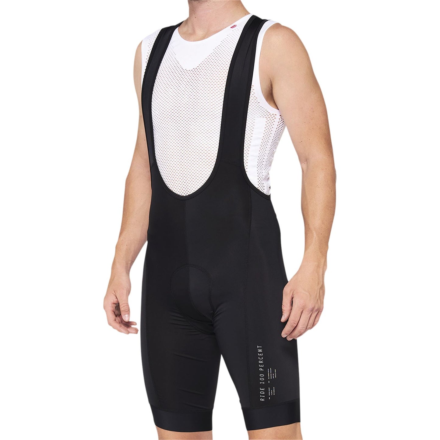 100% Exceeda Bib Shorts - Black/White - Small 40052-00004_878086