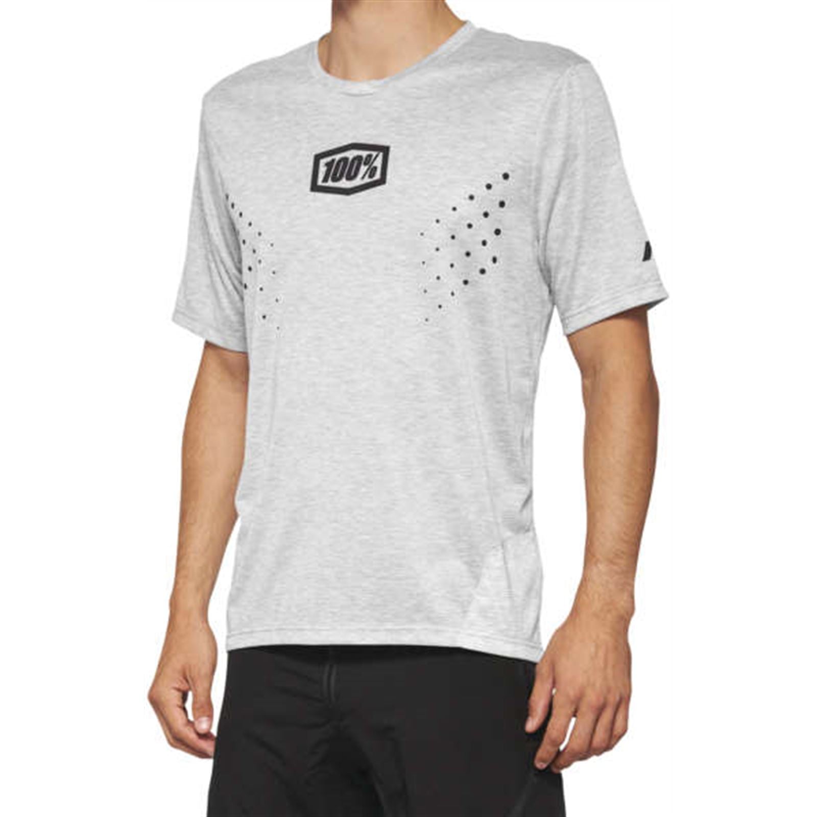100% Airmatic Mesh Jersey - Short-Sleeve - Gray - XL 40016-00008_1067073