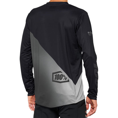 100% R-Core-X Long-Sleeve Jersey - Black/Gray - XL 40000-00003_878249