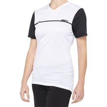 100% Women's Ridecamp Jersey - Short-Sleeve - White/Black - Large 40035-00008_878264