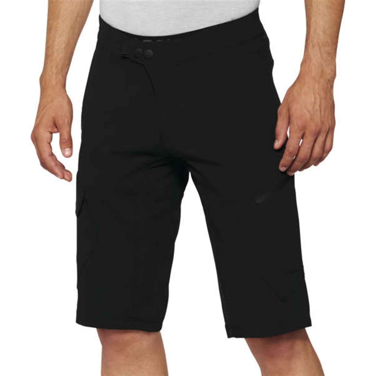 100% Men's Ridecamp Shorts With Liner Black, 32 40030-00002_1067286