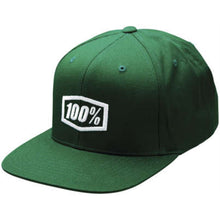 100% Icon Snapback Hat - Green - One Size 20044-00002_1067097