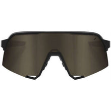 100% S3 Performance Sunglasses Soft Tact Black with Gold Mirror Lens 60005-00002_1067174