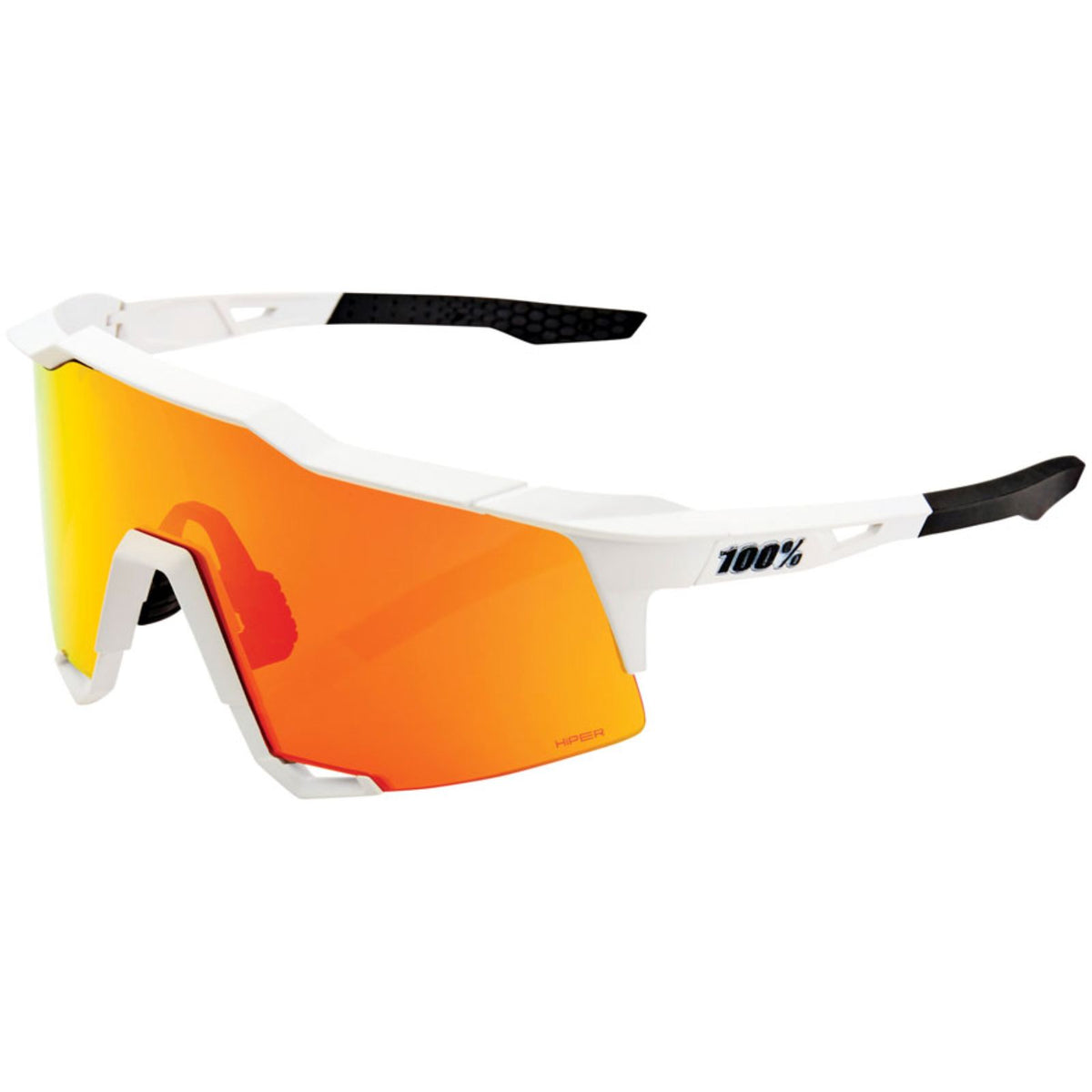100% Speedcraft Sunglasses Soft Tact Off-White with Red Lens [MPN: 60007-00009]_2738572