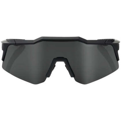 100% Speedcraft XS Sunglasses Soft Tact Black with Smoke Lens 60009-00000_1067110