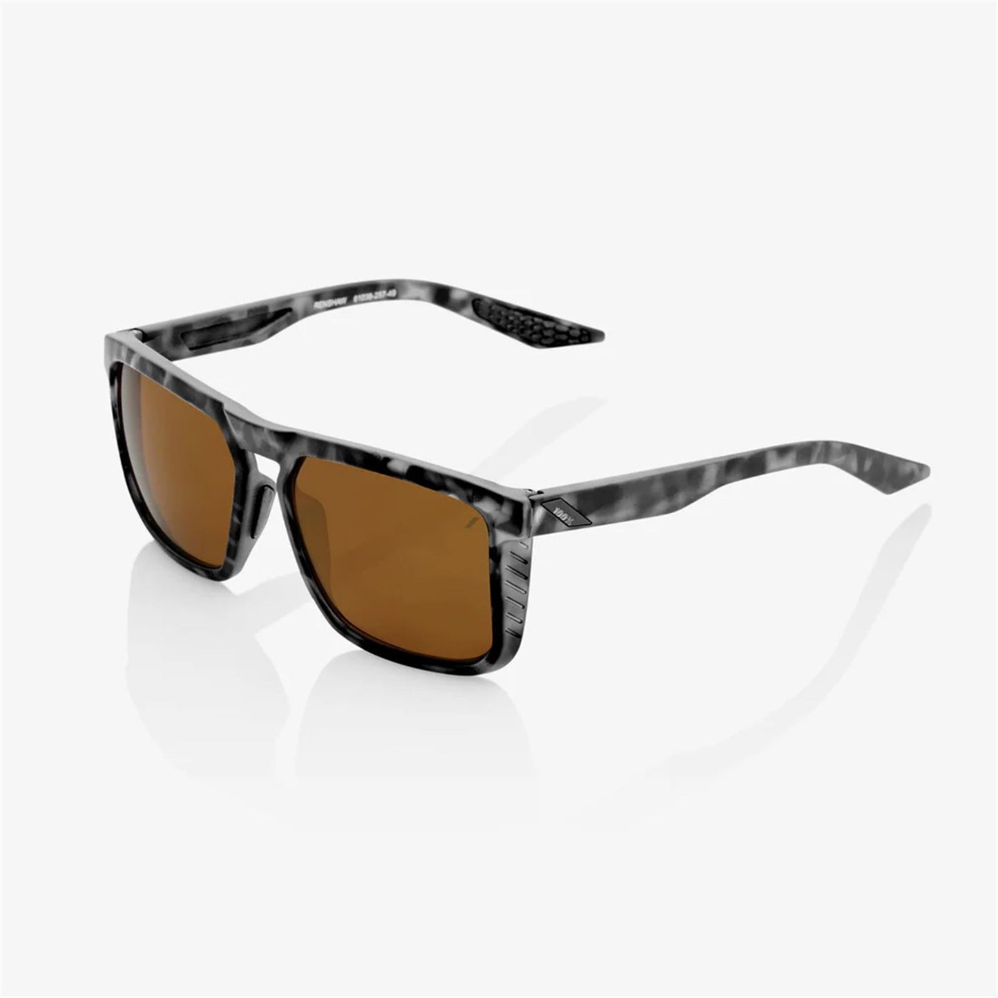100% Renshaw Sunglasses - Matte Black Havana - Bronze Lens 60021-00002_1768222