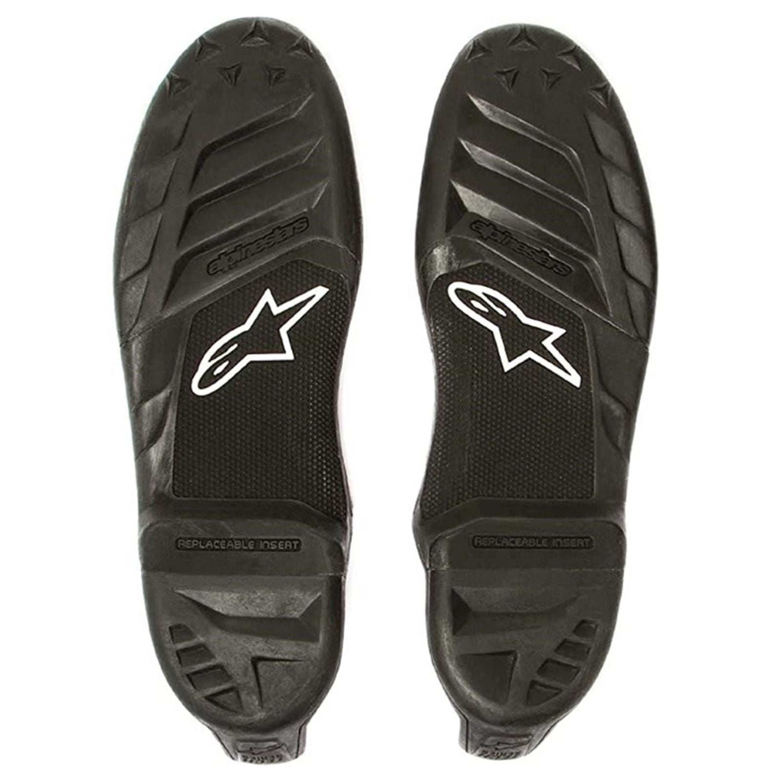 Alpinestars Tech-3S Replacement Soles Black Size 08 OPEN BOX CLOSEOUT 25SUT3S-10-08_899683