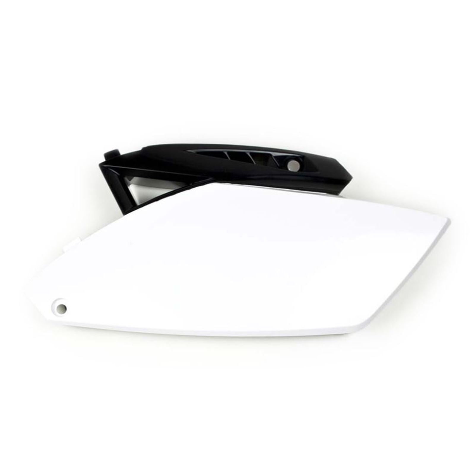 Factory Effex Plastic Side Plate - YZ250F - White/Black 11-75226_882141