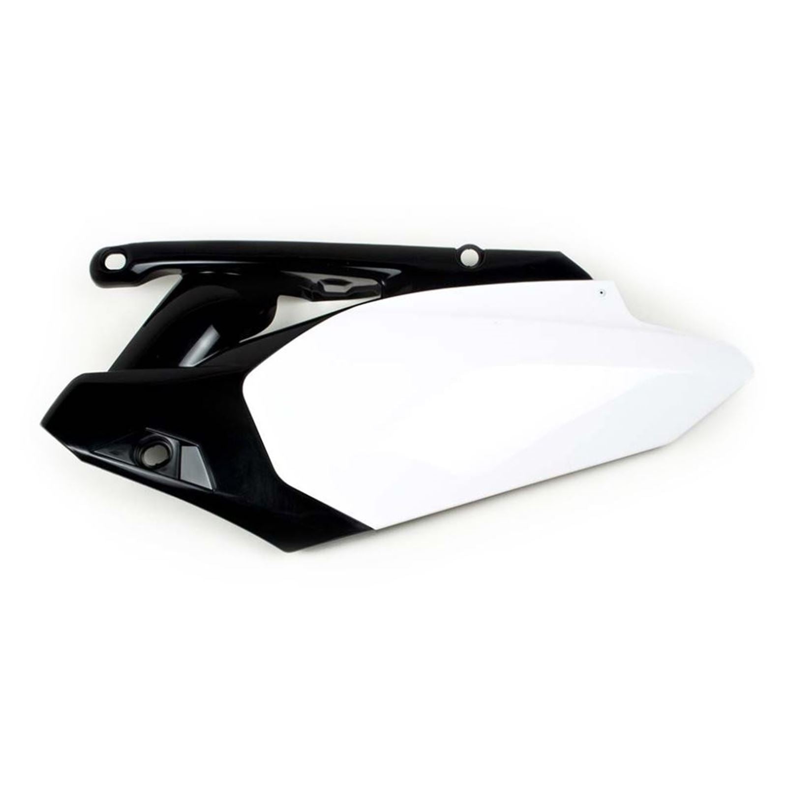 Factory Effex Plastic Side Plate - YZ450F - White/Black 11-75228_882142