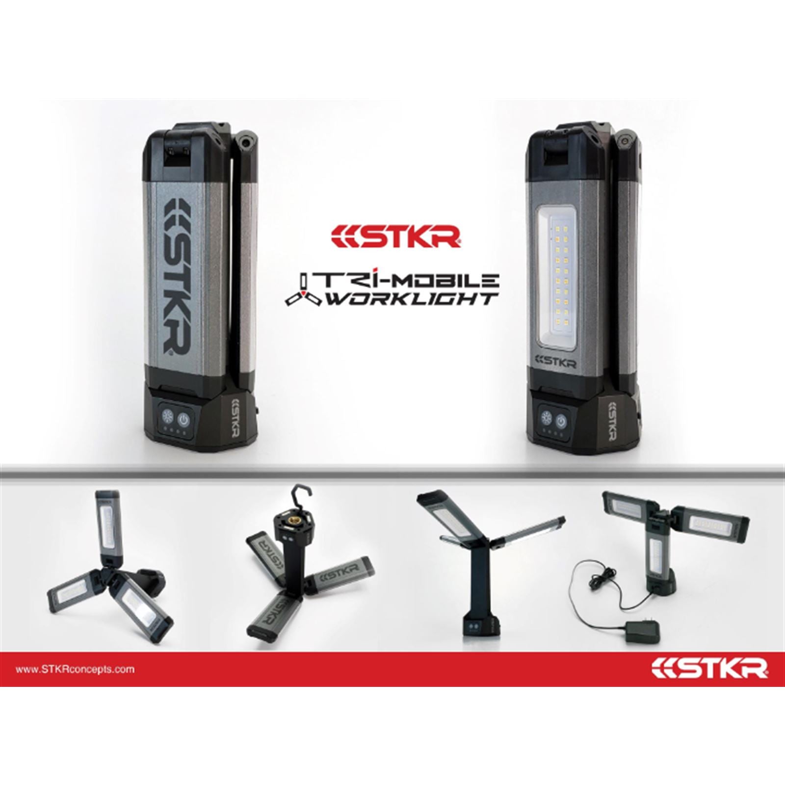 STKR Tri-Mobile Work Light - 2000 Lumen 12680_880908