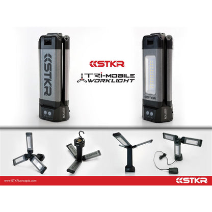 STKR Tri-Mobile Work Light - 2000 Lumen 12680_880908