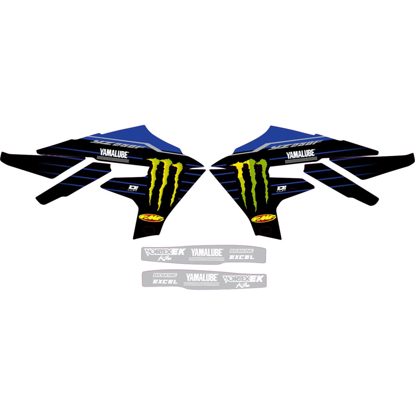D'Cor Graphic Kit for Yamaha YZ 250F - '22 Star [MPN: 10-50-402]_1095424