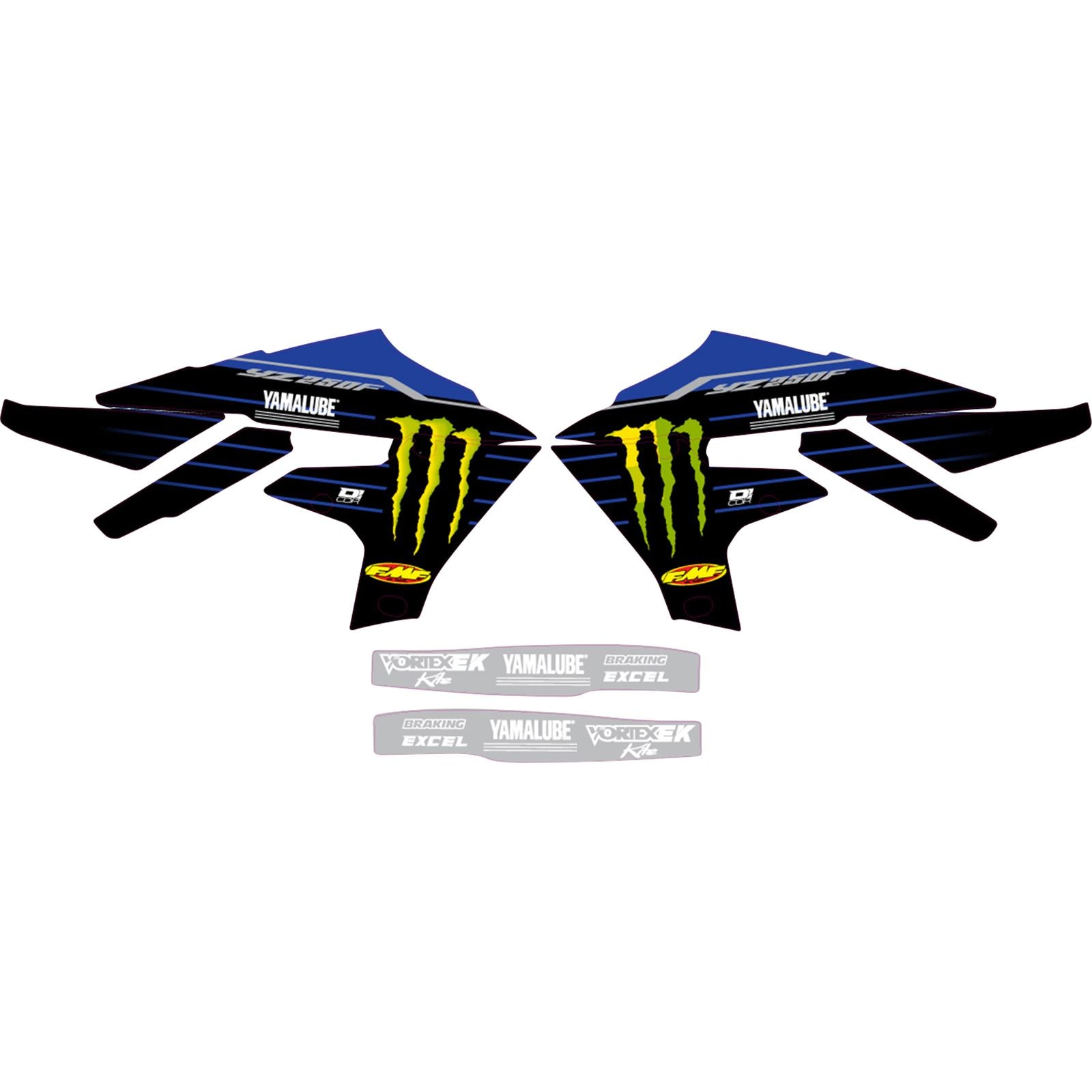 D'Cor Graphic Kit for Yamaha YZ 250F - '22 Star [MPN: 10-50-402]_1095424