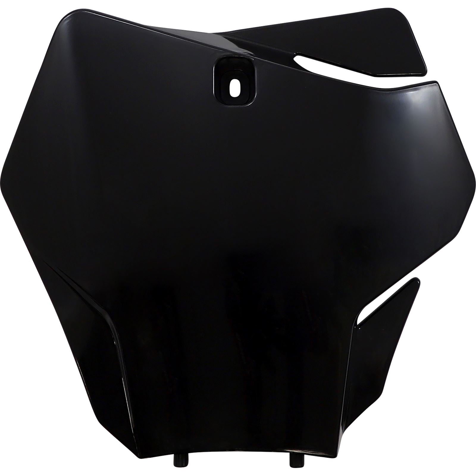 UFO Plastics Front Number Plate for GasGas - Black [MPN: GG07130-001]_1095504