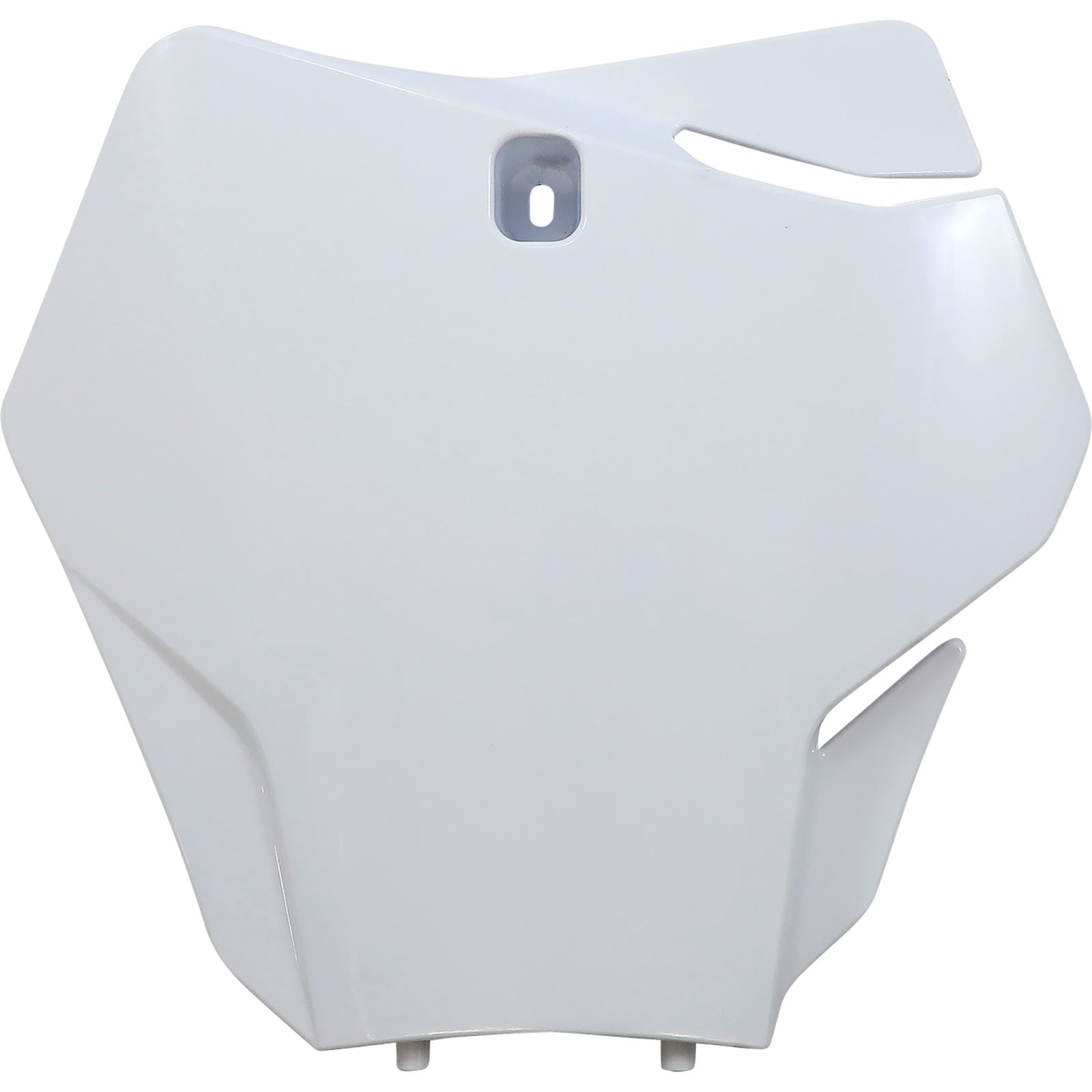 UFO Plastics Front Number Plate for GasGas - White [MPN: GG07130-041]_1095505