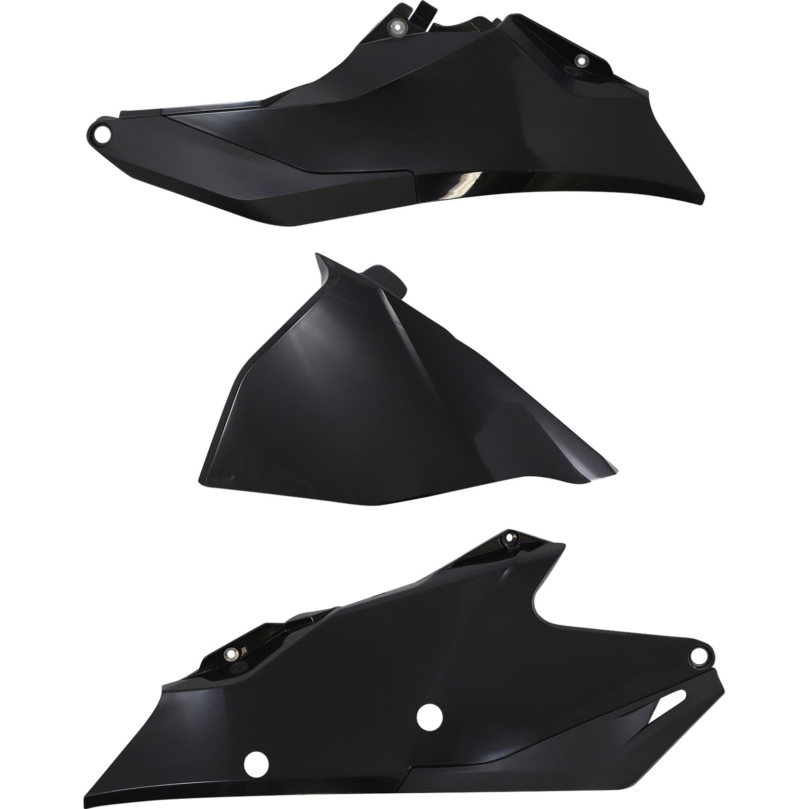 UFO Plastics Side Panels for GasGas - White [MPN: GG07129-001]_1095483