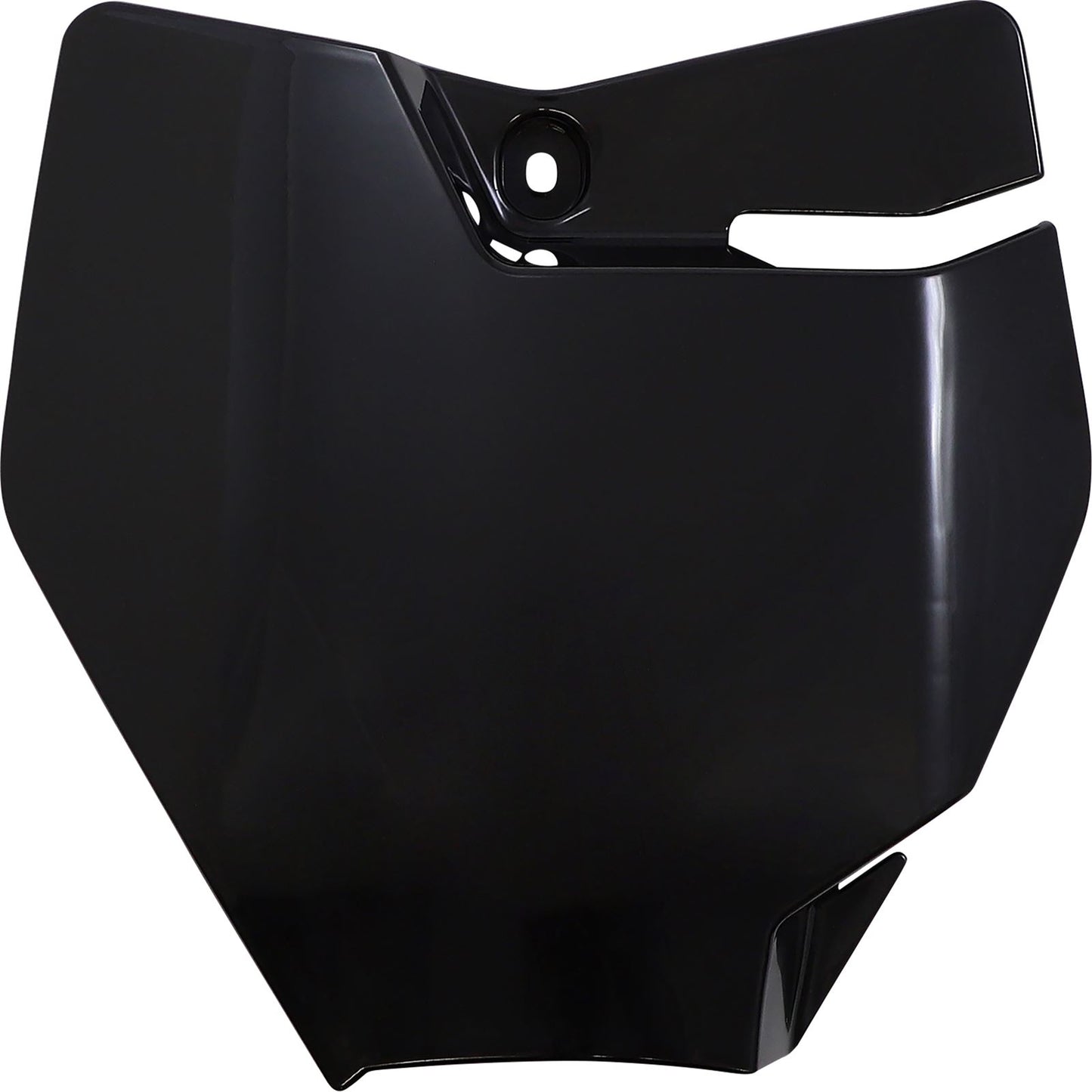 UFO Plastics Front Number Plate for GasGas - Black [MPN: GG07106-001]_1095460