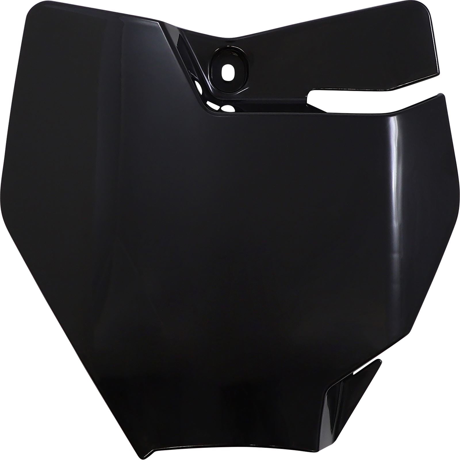 UFO Plastics Front Number Plate for GasGas - Black [MPN: GG07106-001]_1095460