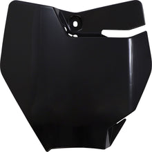 UFO Plastics Front Number Plate for GasGas - Black [MPN: GG07106-001]_1095460