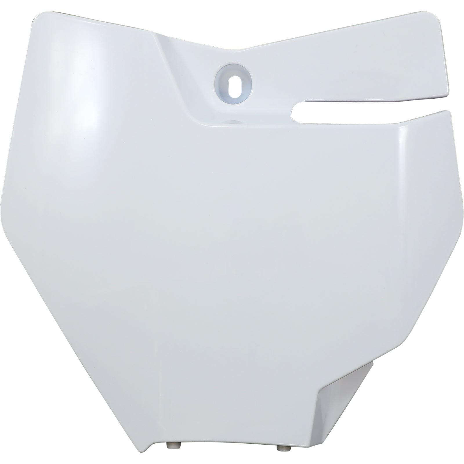 UFO Plastics Front Number Plate for GasGas - White [MPN: GG07116-041]_1095462