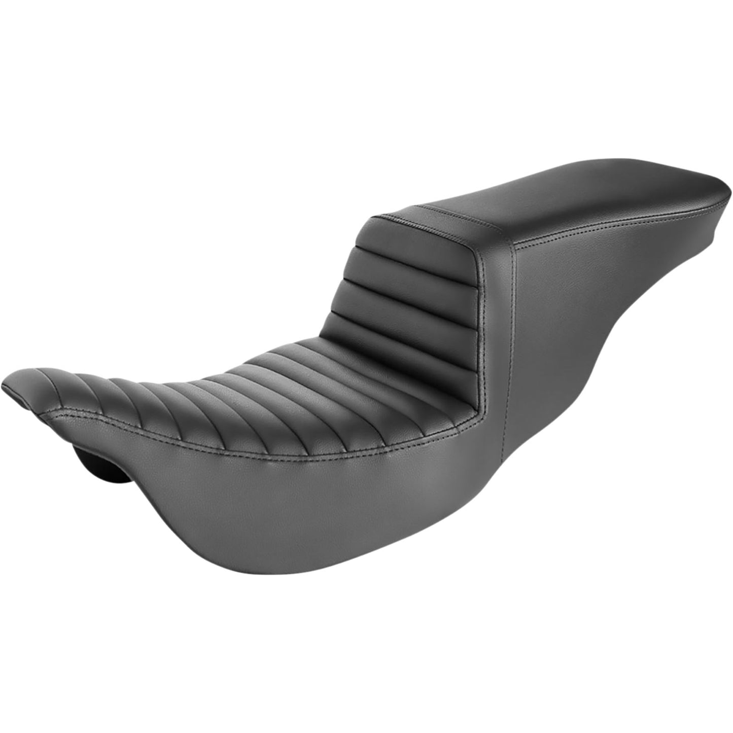 Saddlemen Step-Up Seat - Front Tuck-n-Roll - Black - FLH 808-07B-191_1072930