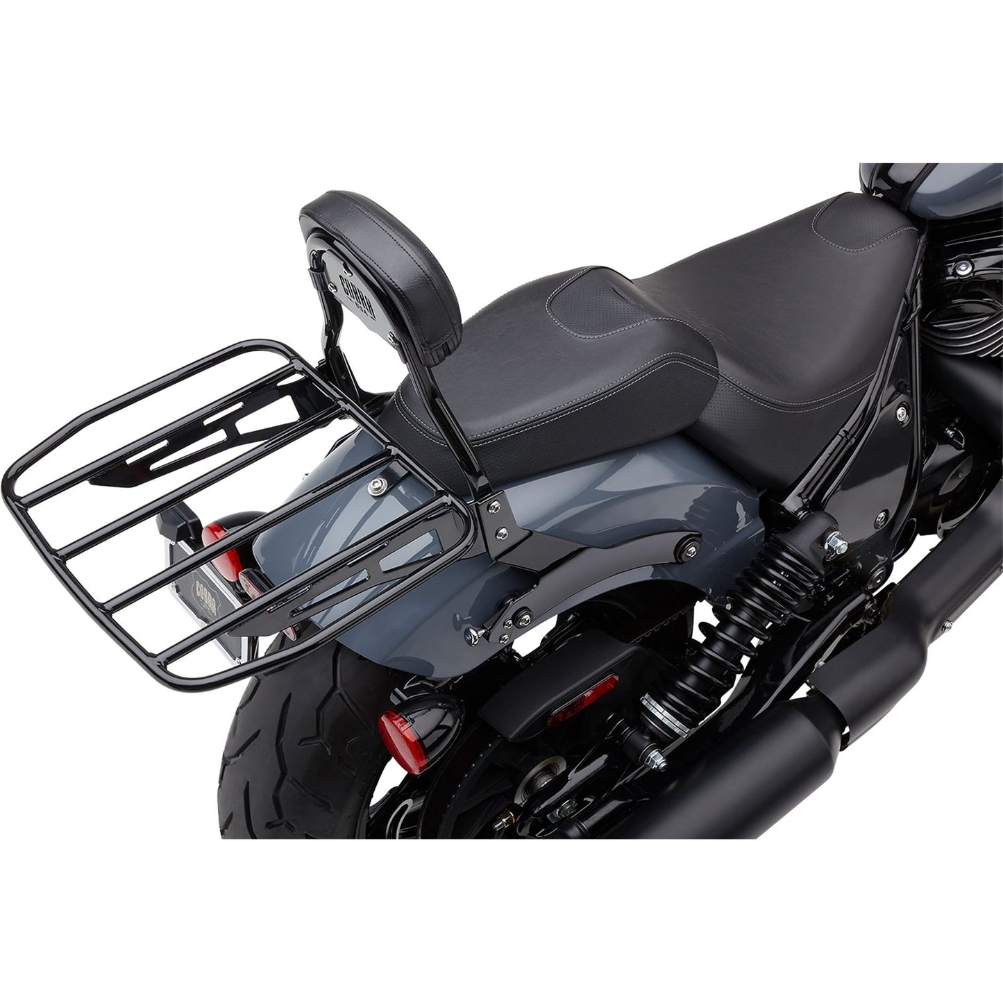 Cobra Detachable Backrest - Mini - Black - for Indian Chieftain '22 502-2012B_1095537