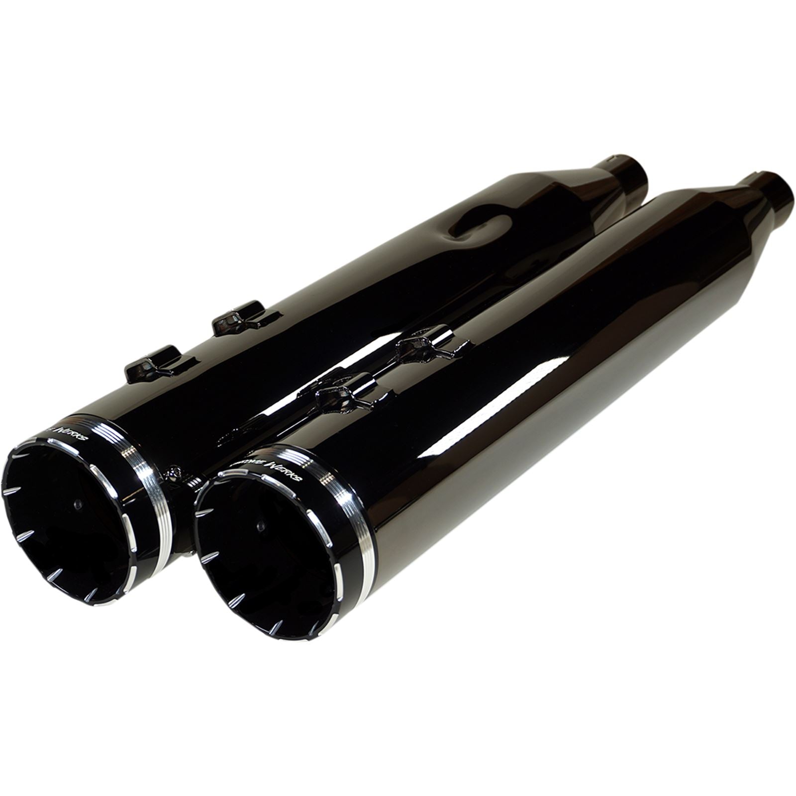 Khrome Werks 4-1/2" HP-Plus® Slip-On Mufflers - Eclipse® with Tracer Tip [MPN: 201670]_1069343