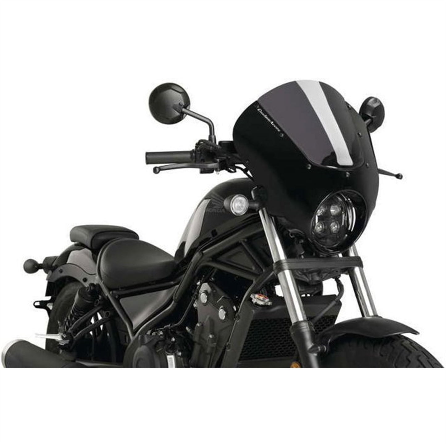 Custom Acces Dark Night Semi-Fairing - Dark Smoke [MPN: CUP0025F]_1418677