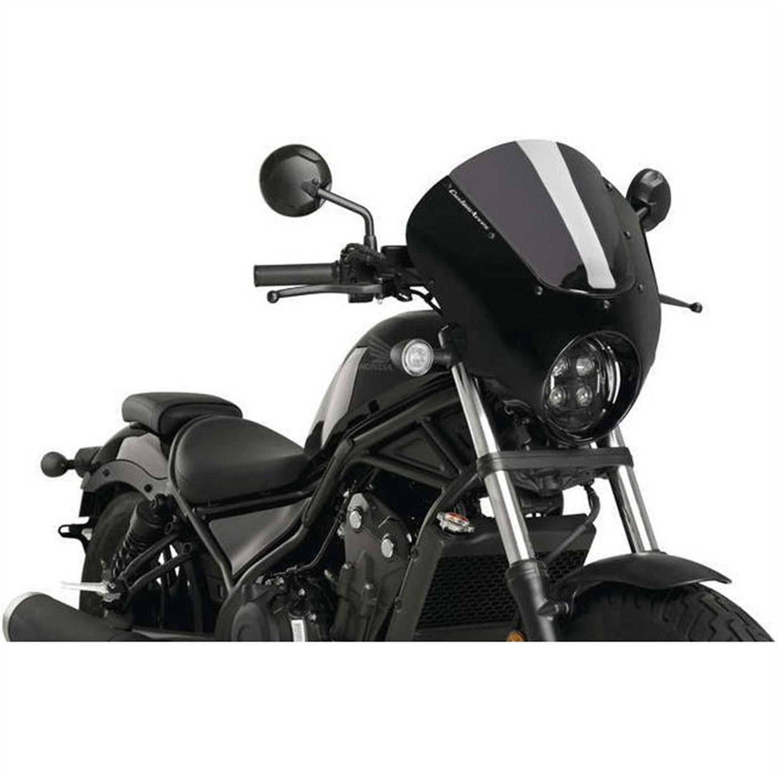 Custom Acces Dark Night Semi-Fairing - Dark Smoke [MPN: CUP0025F]_1418677