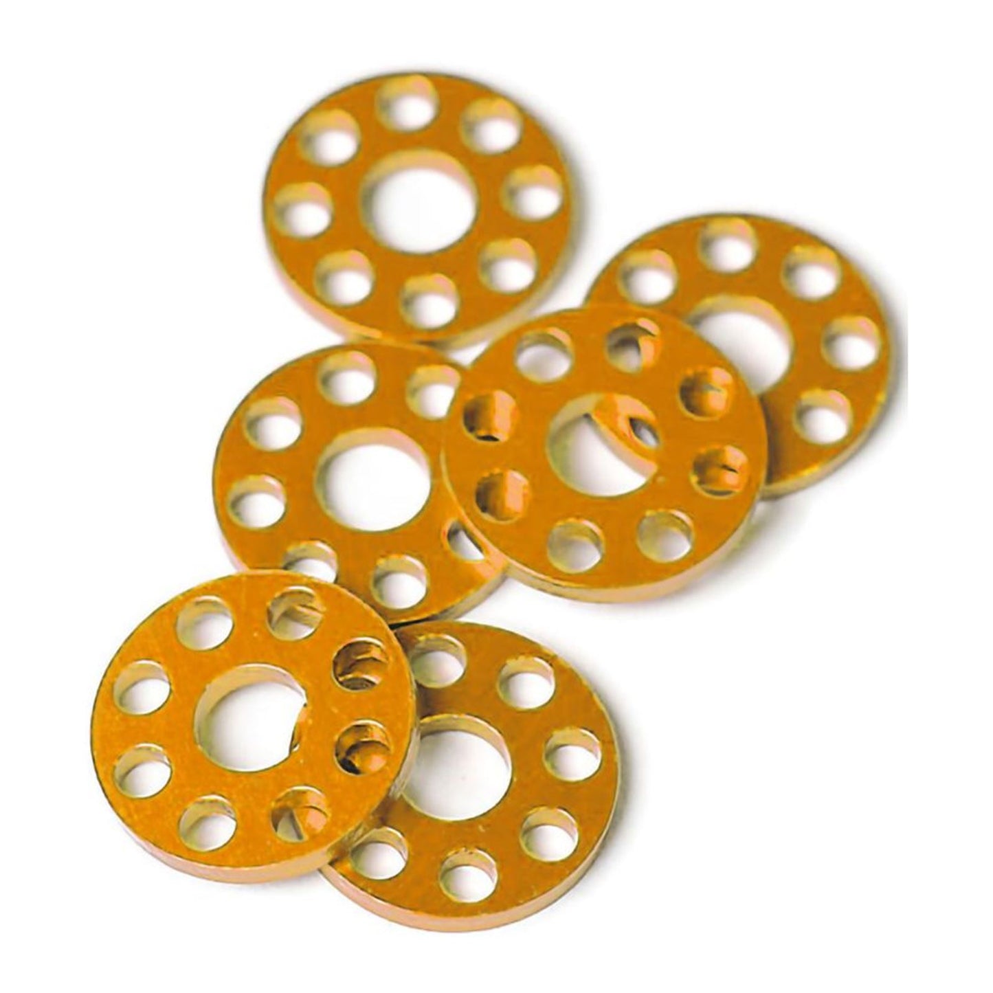 Factory Effex 18mm UltraLite Aluminum Washers - Orange 22-36708_883897