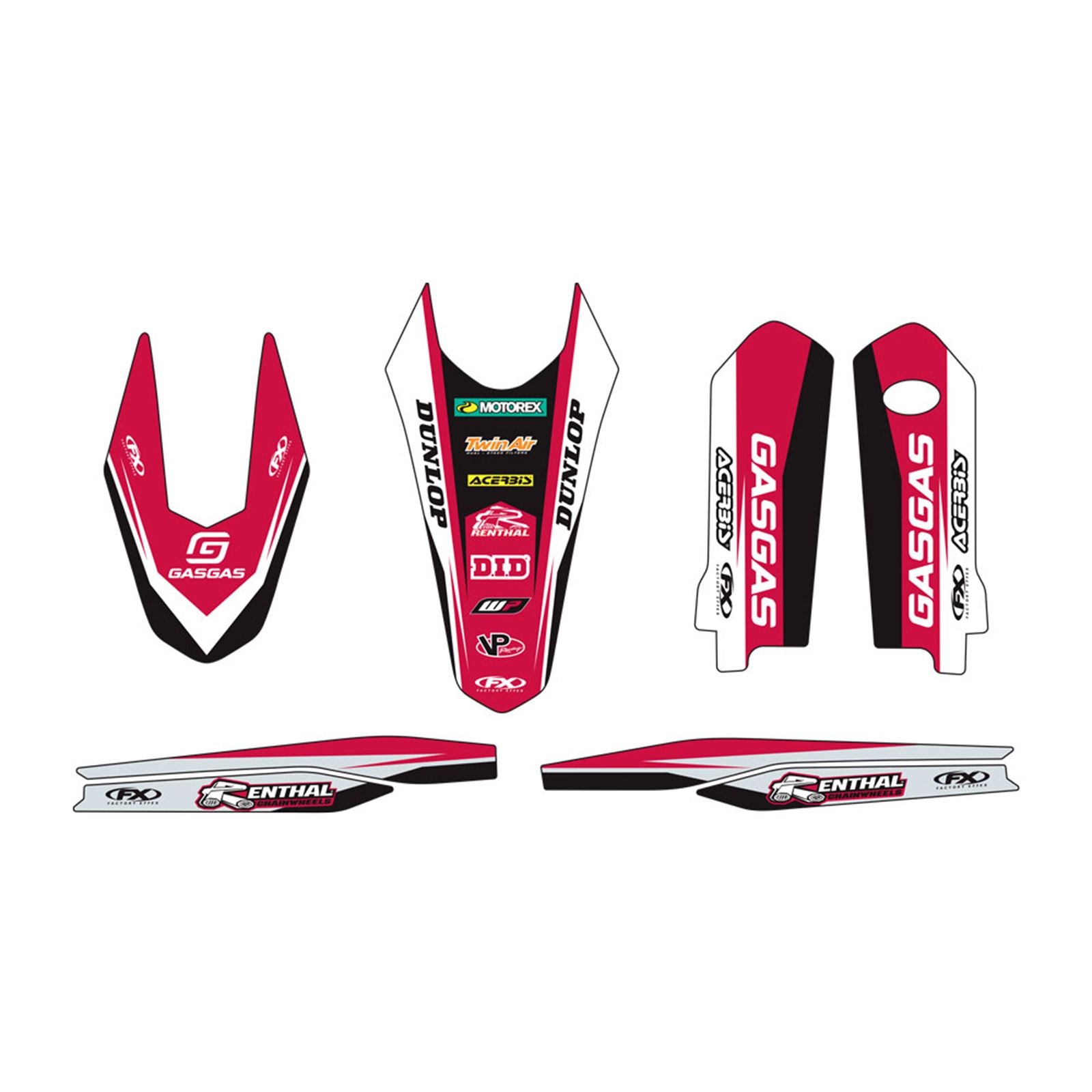 Factory Effex Trim Kit - Gas Gas MC125-450, EX300-450 [MPN: 25-50720]_884032