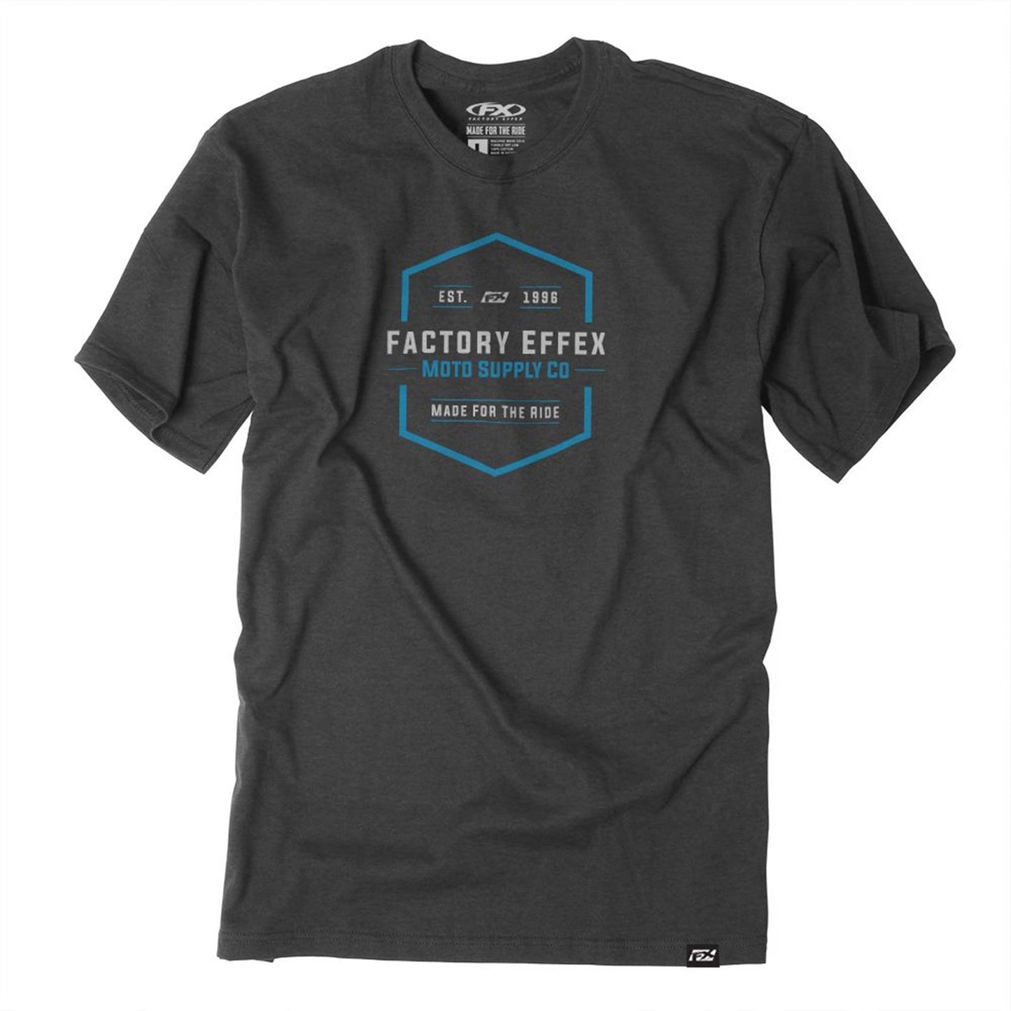 Factory Effex FX Moto Supply T-Shirt - Charcoal - Medium 25-87732_882534