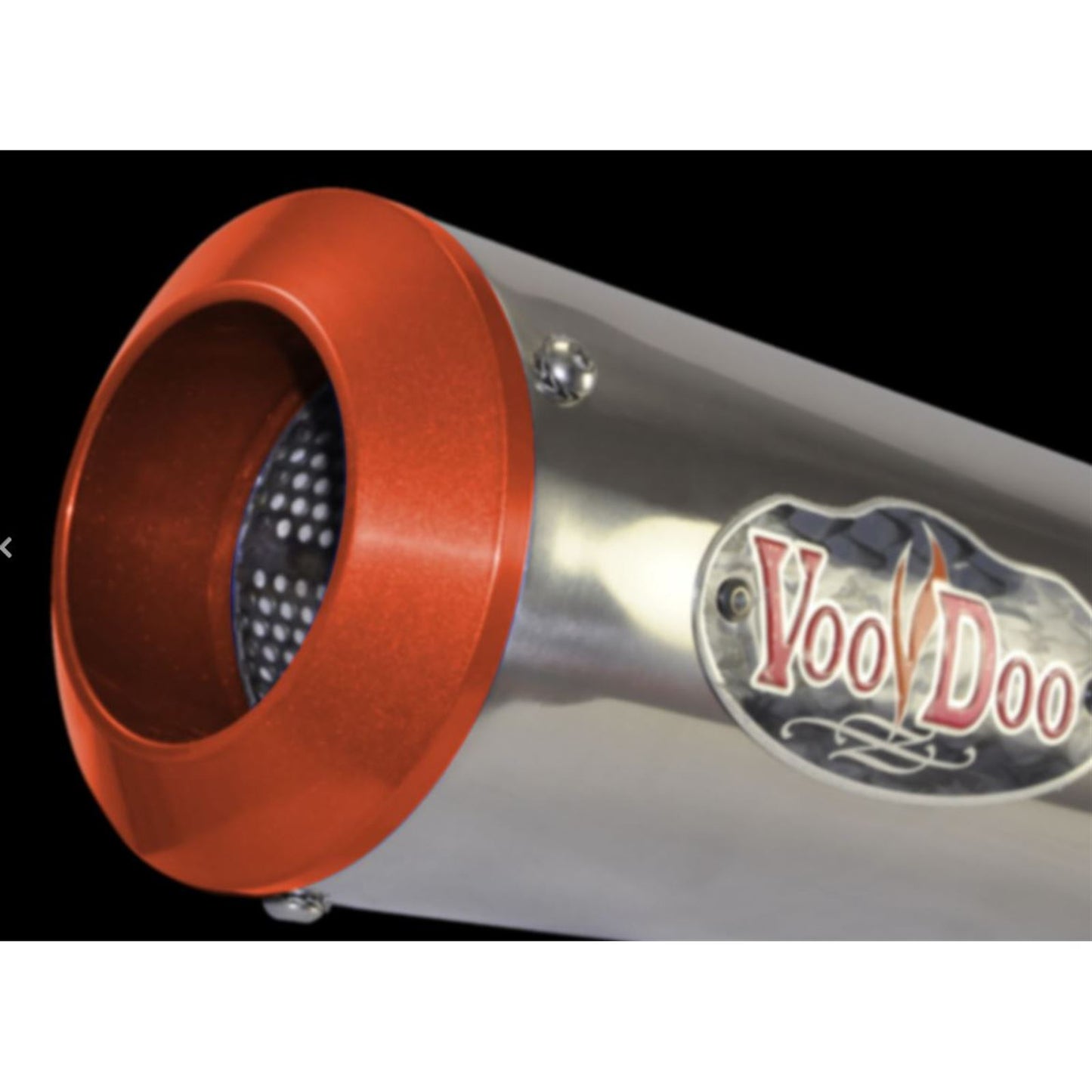 Voodoo Billet End Cap for Sidewinder Exhausts - Red VMECR_882655