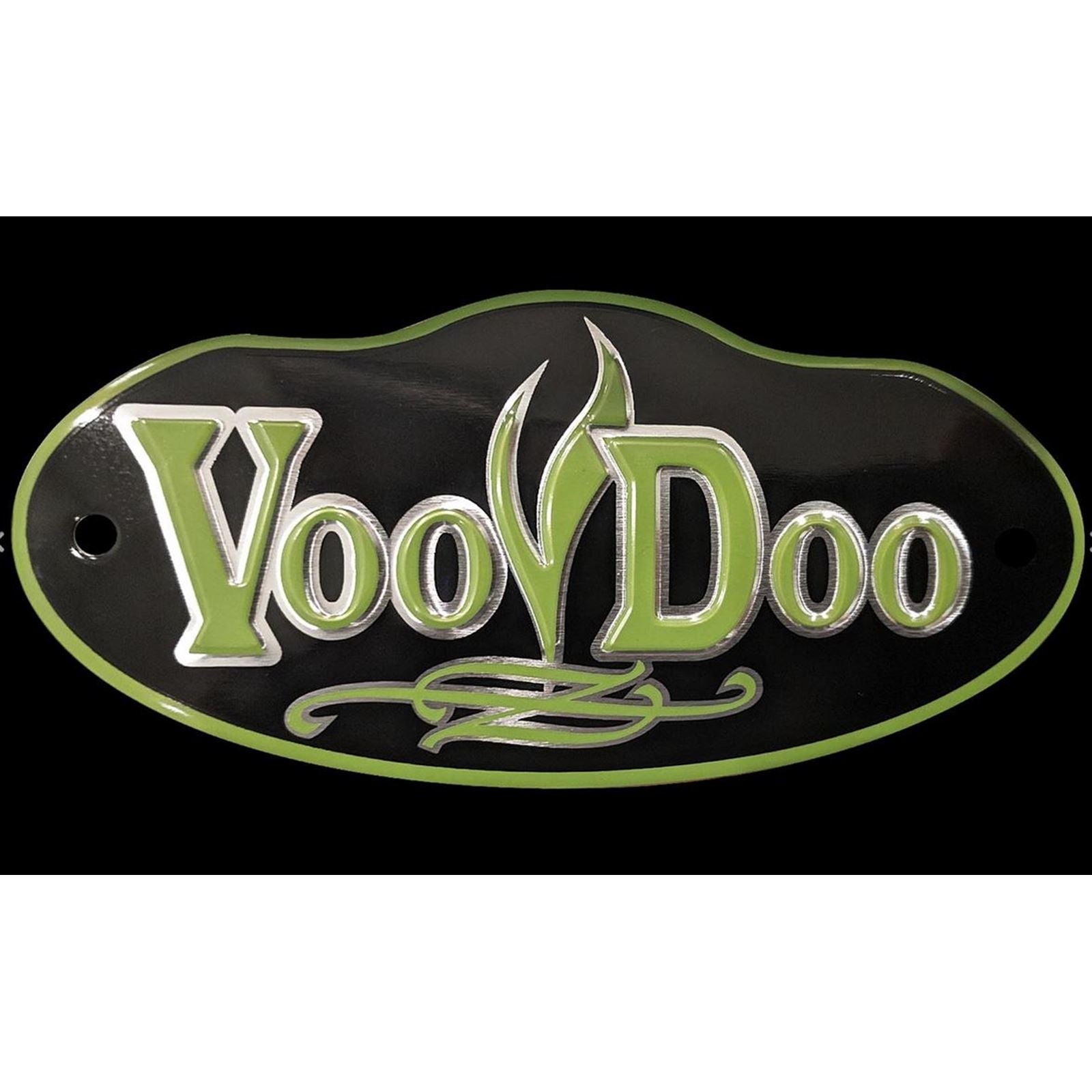 Voodoo Exhaust Badge - Green VEBG_883279