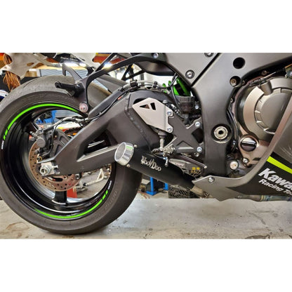 Voodoo Mini Meg Shorty Race Exhaust - Black VMMEZX10L6CDB_882565