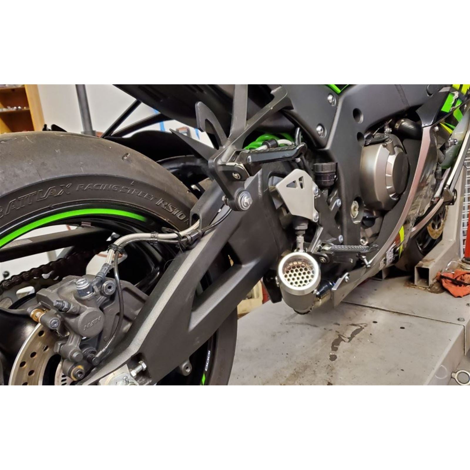 Voodoo Mini Meg Shorty Race Exhaust - Black VMMEZX10L6CDB_882566