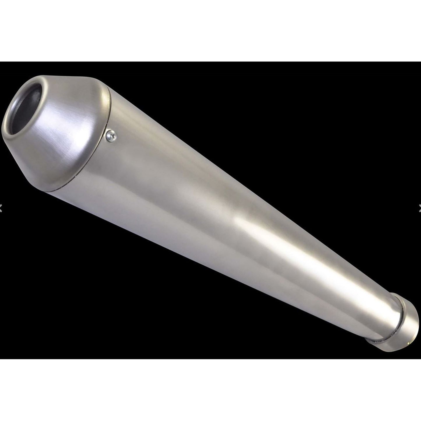 Voodoo Reverse Cone Muffler - Stainless Steel Body, Natural Finish VC404N_883288