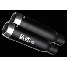 Voodoo Dual Mini Meg Shorty Mufflers - Black VMMEBUSAK8B_882599